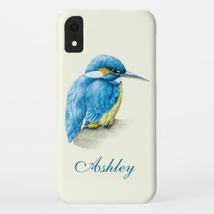 Kingfisher-Vogelkunst mit dem Namen Blue Creme Case-Mate iPhone Hülle