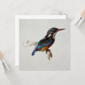 Kingfisher (von John Ruskin) Karte (Vorderseite/Rückseite Beispiel)