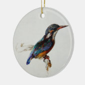 Kingfisher (von John Ruskin) Keramik Ornament (Links)