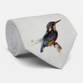 Kingfisher (von John Ruskin) Krawatte (Gerollt)