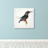 Kingfisher (von John Ruskin) Leinwanddruck (Insitu (Holzboden))