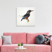 Kingfisher (von John Ruskin) Leinwanddruck (Insitu (Wohnzimmer))