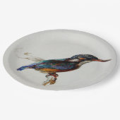 Kingfisher (von John Ruskin) Pappteller (Schrägansicht)