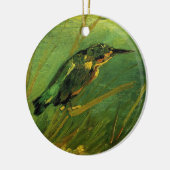 Kingfisher von Vincent van Gogh Keramik Ornament (Links)