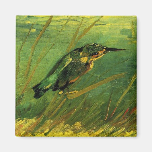 Kingfisher von Vincent van Gogh Magnet (Vorne)