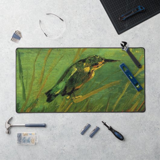 Kingfisher von Vincent van Gogh Schreibtischunterlage (Arbeitsplatz)
