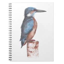 Kingfisher Watercolor Notizblock