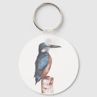 Kingfisher Watercolor Schlüsselanhänger