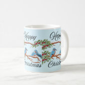 Kingfisher Weihnachten Kaffeetasse (VorderseiteRechts)