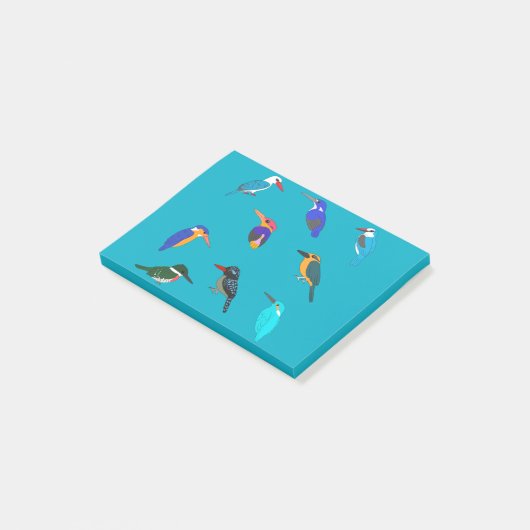 Kingfishers Post-it Klebezettel (angewinkelt)