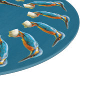 Kingfisker Circle Schneidebrett (Ecke)