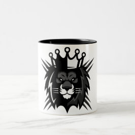 KingLand ∞ Majesté du Lion - Tasse à Deux Couleurs