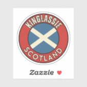 Kinglassie, Schottland Aufkleber (Blatt)