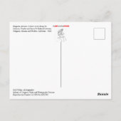 Kingman, Arizona 1943 Postkarte (Rückseite)