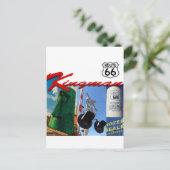 Kingman Arizona Route 66 Anpassen! Postkarte (Stehend Vorderseite)