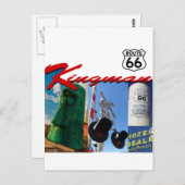 Kingman Arizona Route 66 Anpassen! Postkarte (Vorne/Hinten)