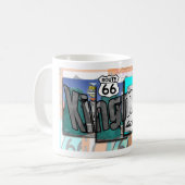 Kingman Arizona Weg 66 Kaffeetasse (Vorderseite Links)