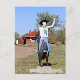 Kingman, Kansas, Bullrider Statue Postkarte