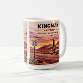 Kingman Route 66 Kaffeetasse Roadside-Geschenk (VorderseiteRechts)