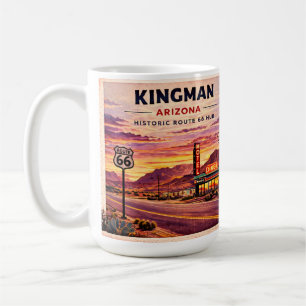 Kingman Route 66 Kaffeetasse Roadside-Geschenk