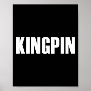 Kingpin Funny Bowling Poster