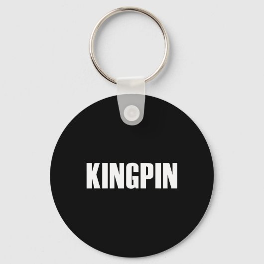 Kingpin Funny Bowling Schlüsselanhänger (Vorderseite)