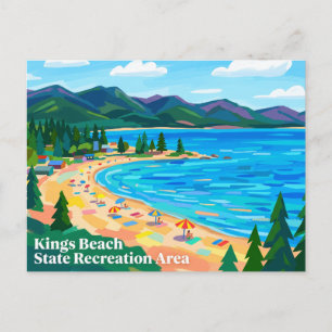 Kings Beach State Recreation Area Kalifornien Postkarte