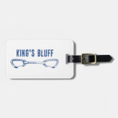 King's Bluff Tennessee Rock Climbing Quickdraw Gepäckanhänger (Vorderseite horizontal)