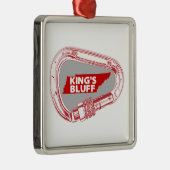 King's Bluff Tennessee Rock Klettern Carabiner Ornament Aus Metall (Rechts)