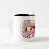 King's Bluff Tennessee Rock Klettern Carabiner Zweifarbige Tasse (Vorderseite Links)