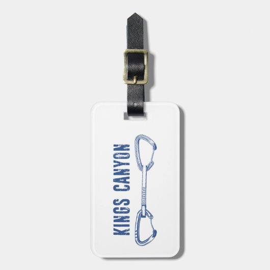 Kings Canyon Climbing Quickdraw Gepäckanhänger (Vorderseite vertikal)