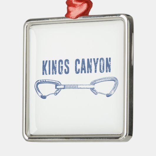 Kings Canyon Climbing Quickdraw Ornament Aus Metall (Links)