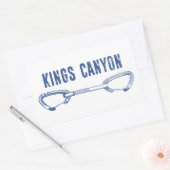 Kings Canyon Kletterquickdraw Rechteckiger Aufkleber (Umschlag)