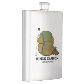 Kings Canyon National Park Backpack Flachmann (Rechts)