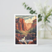 Kings Canyon National Park California USA Postkarte (Stehend Vorderseite)