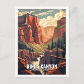 Kings Canyon National Park California USA Postkarte (Vorderseite)