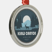 Kings Canyon National Park Deer Ornament Aus Metall (Rechts)
