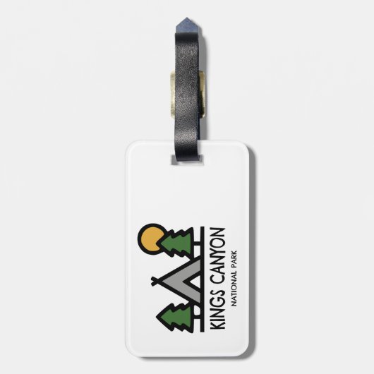 Kings Canyon National Park Gepäckanhänger (Rückseite vertikal)