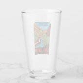 Kings Canyon National Park, Kalifornien Pint Glass Glas (Rückseite)