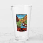 Kings Canyon National Park, Kalifornien Pint Glass Glas (Vorderseite)