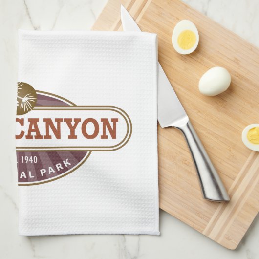 Kings Canyon National Park Küchentuch (Viertel Falte)