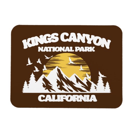 Kings Canyon National Park Magnet (Horizontal)
