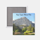 Kings Canyon National Park Magnet (Vorderseite/Rückseite)