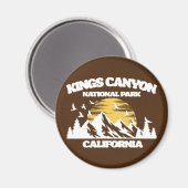 Kings Canyon National Park Magnet (Vorderseite/Rückseite)