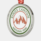 Kings Canyon National Park Ornament Aus Metall (Links)