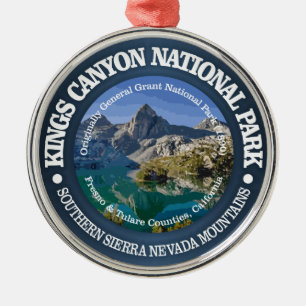 Kings Canyon National Park Ornament Aus Metall