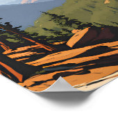 Kings Canyon National Park Poster (Ecke)