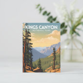 Kings Canyon National Park Postkarte (Stehend Vorderseite)