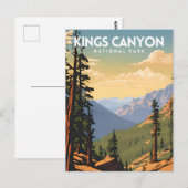Kings Canyon National Park Postkarte (Vorne/Hinten)