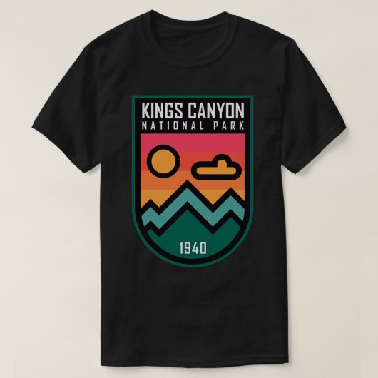 Kings Canyon National Park T-Shirt (Design vorne)
